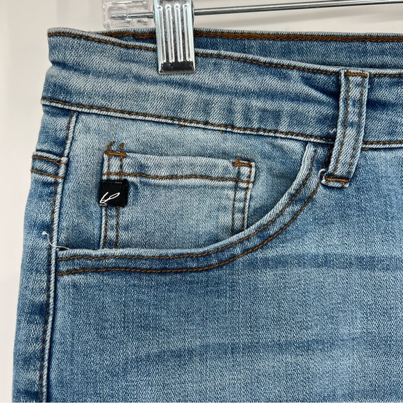 Kancan Raw Hem Denim Mini Skirt  9 / 28 - Picture 5 of 7